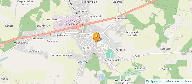 localisation de l'entreprise MADAME MORGANE LE DRIAN  LANGUIDIC