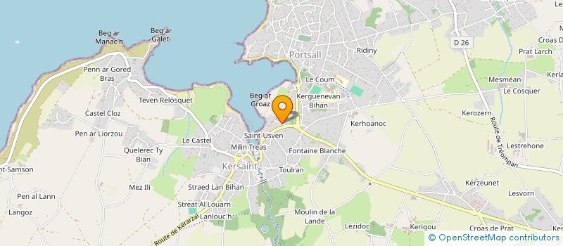 localisation de l'entreprise MADAME MORGANE LE FLOHIC à PLOUDALMEZEAU