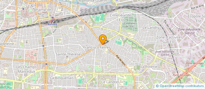 localisation de l'entreprise MADAME MORGANE LE GARZIC  RENNES