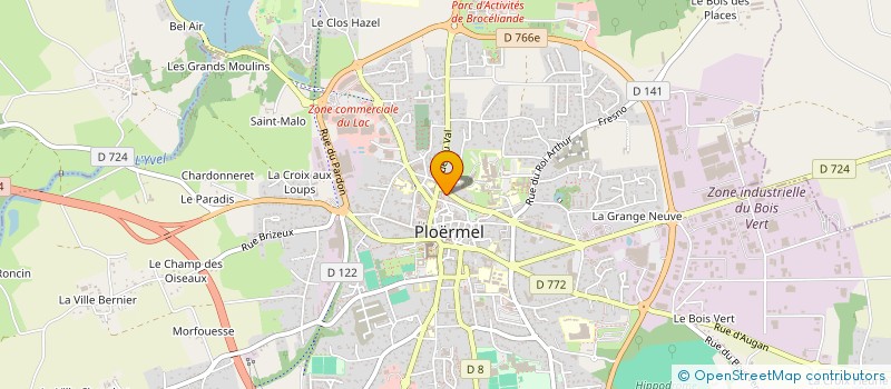 localisation de l'entreprise MADAME MORGANE LE GUEVEL  PLOERMEL