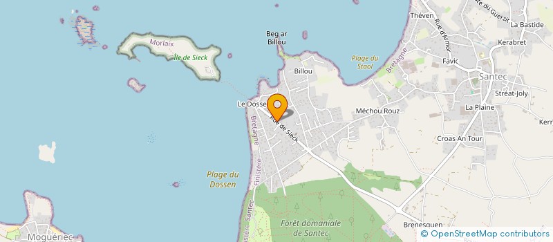 localisation de l'entreprise MADAME MORGANE LE HAN à SANTEC