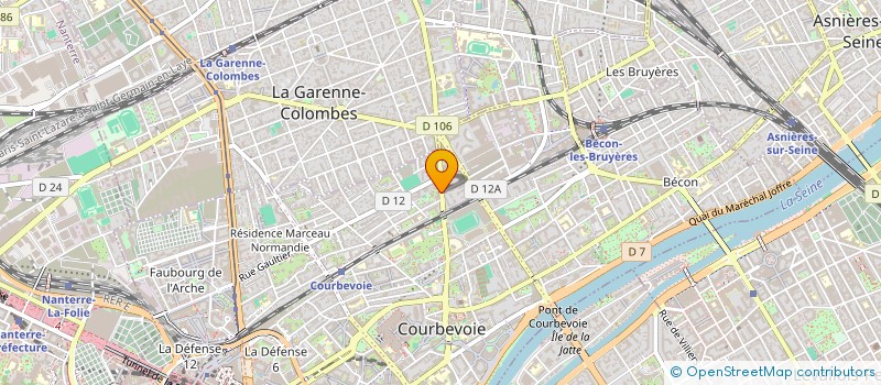 localisation de l'entreprise MADAME MORGANE LE HAZIFF à COURBEVOIE