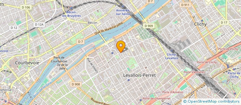 localisation de l'entreprise MADAME MORGANE LE HIR à LEVALLOIS-PERRET
