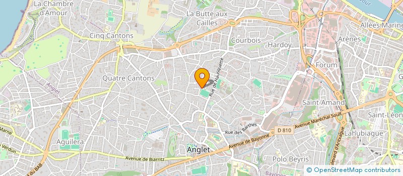 localisation de l'entreprise MADAME MORGANE LE HO  ANGLET