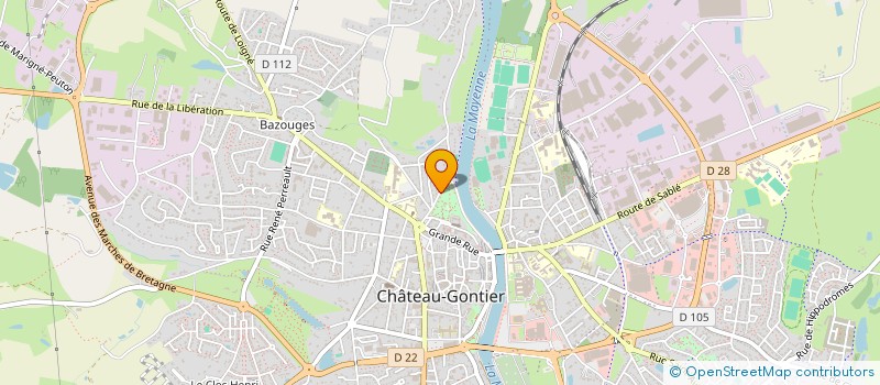 localisation de l'entreprise MADAME MORGANE LE LUBOIS DE TREHERVE  FROMENTIERES