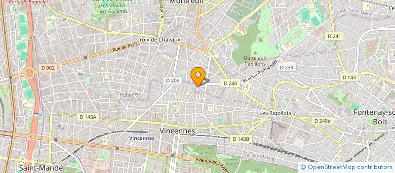 localisation de l'entreprise MADAME MORGANE LE NORCY à VINCENNES