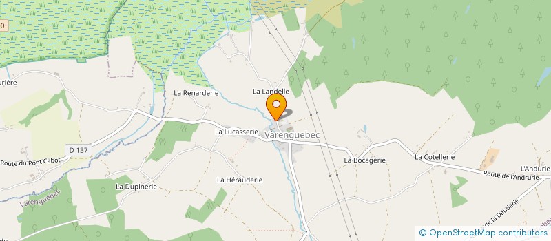 localisation de l'entreprise MADAME MORGANE LE POLES  VARENGUEBEC