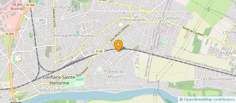 localisation de l'entreprise MADAME MORGANE LE QUELLEC  CONFLANS-SAINTE-HONORINE