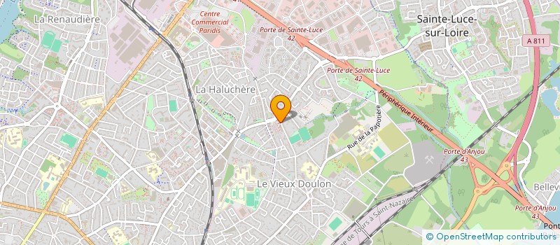 localisation de l'entreprise MADAME MORGANE LE ROUX à NANTES