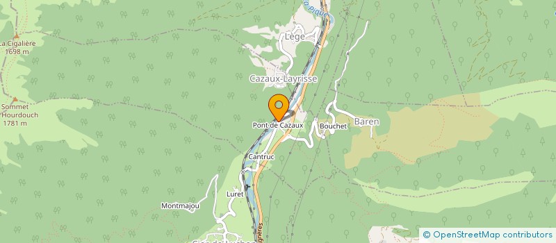 localisation de l'entreprise MADAME MORGANE LE SAINT  CAZAUX-LAYRISSE