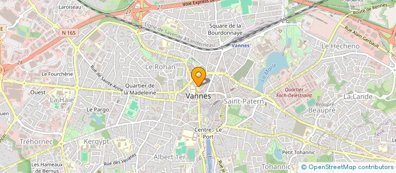 localisation de l'entreprise MADAME MORGANE LE TELLIER à VANNES