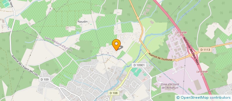 localisation de l'entreprise MADAME MORGANE LE VAILLANT  SAINT-MEDARD-D'EYRANS