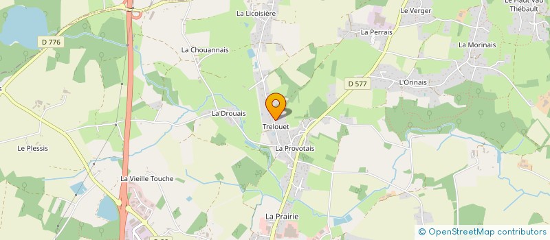 localisation de l'entreprise MADAME MORGANE LEBRETON  BORMES-LES-MIMOSAS