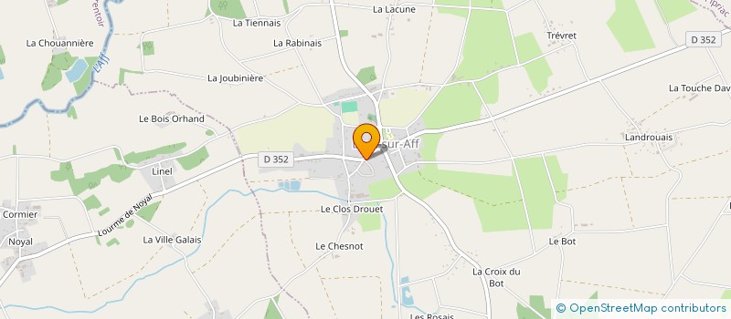 localisation de l'entreprise MADAME MORGANE LEBRETON  BRUC-SUR-AFF