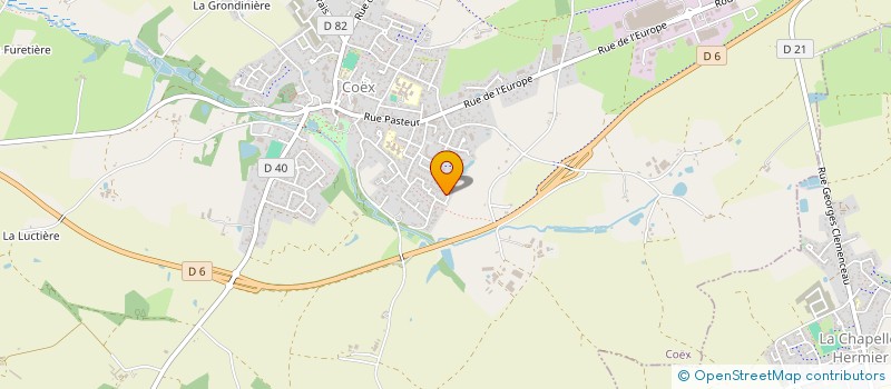 localisation de l'entreprise MADAME MORGANE LECHON  COEX