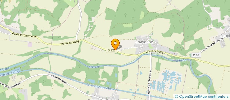 localisation de l'entreprise MADAME MORGANE LECLERCQ  CHAVONNE