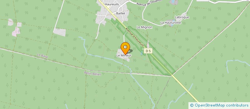 localisation de l'entreprise MADAME MORGANE LECONTE  LE BARP