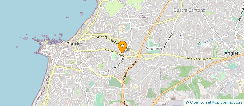 localisation de l'entreprise MADAME MORGANE LEFEBVRE à BIARRITZ