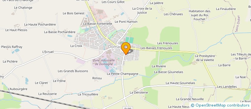 localisation de l'entreprise MADAME MORGANE LEFEUVRE  DOMAGNE