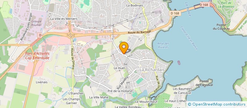 localisation de l'entreprise MADAME MORGANE LEHOUX à LA RICHARDAIS