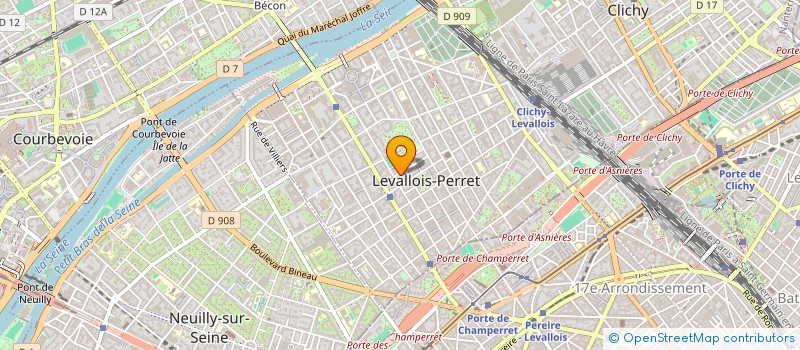 localisation de l'entreprise MADAME MORGANE LELINOWSKI à LEVALLOIS-PERRET