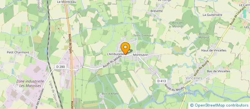 localisation de l'entreprise MADAME MORGANE LEMAIRE  VINCELLES