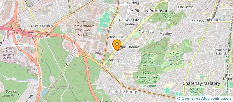 localisation de l'entreprise MADAME MORGANE LEMERCIER  LE PLESSIS-ROBINSON