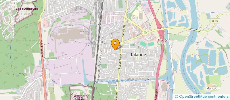 localisation de l'entreprise MADAME MORGANE LEMIUS à TALANGE