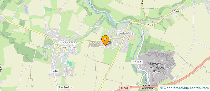 localisation de l'entreprise MADAME MORGANE LEMONNIER  LAIZE-CLINCHAMPS