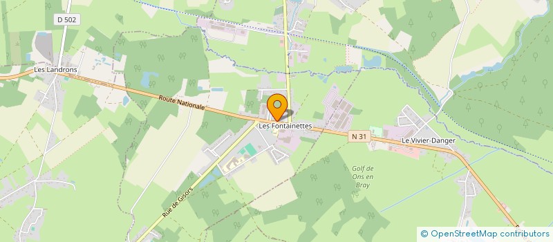 localisation de l'entreprise MADAME MORGANE LEROY  SAINT-AUBIN-EN-BRAY