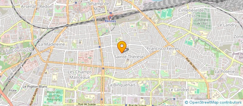 localisation de l'entreprise MADAME MORGANE LESCHEVIN DE PREVOISIN à RENNES