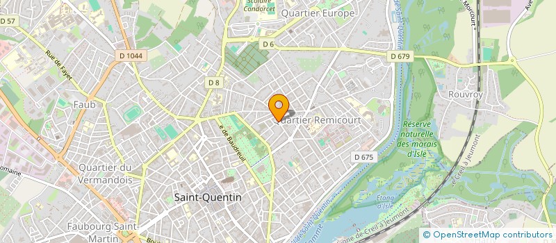 localisation de l'entreprise MADAME MORGANE LETEMPLE à SAINT-QUENTIN