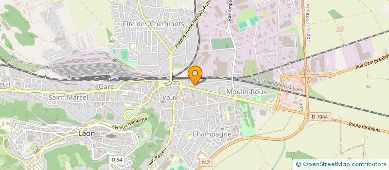 localisation de l'entreprise MADAME MORGANE LHOTTE à LAON