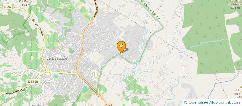 localisation de l'entreprise MADAME MORGANE LIVON  LE BEAUSSET