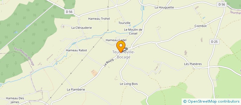 localisation de l'entreprise MADAME MORGANE LOBET  TEURTHEVILLE-BOCAGE