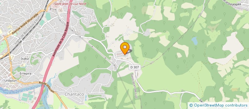 localisation de l'entreprise MADAME MORGANE LOUSTALOT à SAINT-JEAN-DE-LUZ