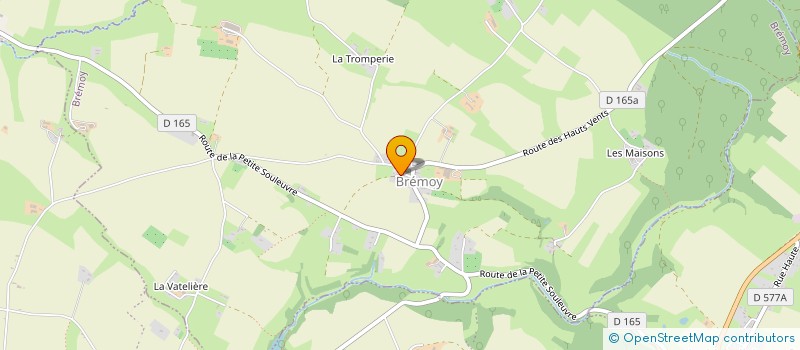 localisation de l'entreprise MADAME MORGANE LUCAS  BREMOY