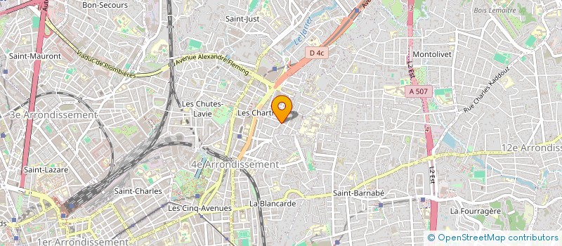 localisation de l'entreprise MADAME MORGANE LUCCHESI à MARSEILLE