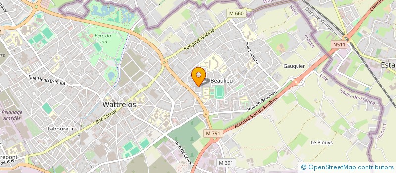 localisation de l'entreprise MADAME MORGANE MAERTENS à WATTRELOS
