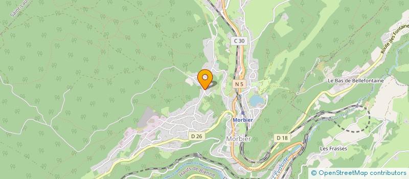 localisation de l'entreprise MADAME MORGANE MAGNIN  MORBIER