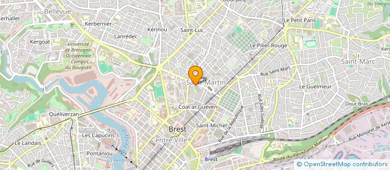 localisation de l'entreprise MADAME MORGANE MAHO à QUIMPER