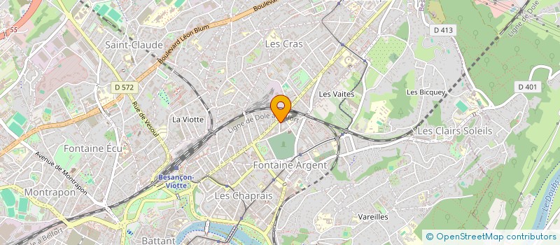 localisation de l'entreprise MADAME MORGANE MALAPERT  BESANCON