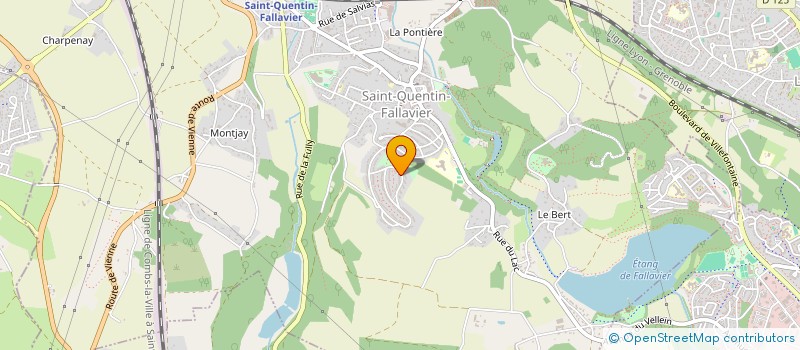 localisation de l'entreprise MADAME MORGANE MALPEL à SAINT-QUENTIN-FALLAVIER