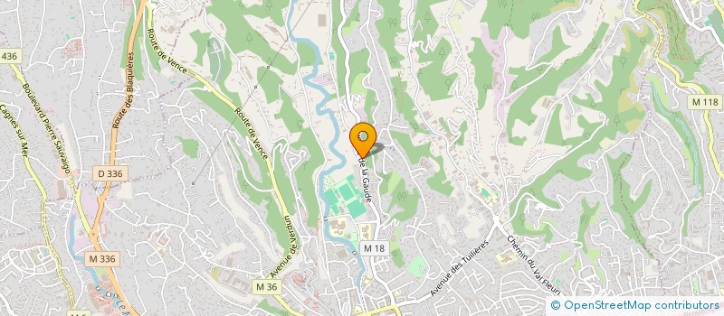 localisation de l'entreprise MADAME MORGANE MALVESIN  CAGNES-SUR-MER