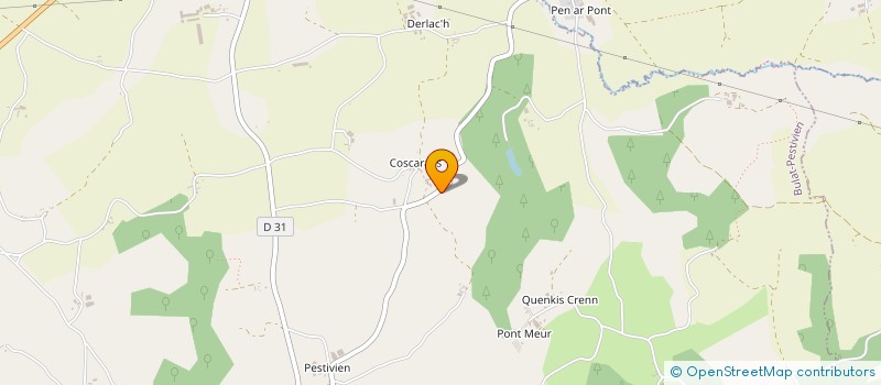 localisation de l'entreprise MADAME MORGANE MANACH  BULAT-PESTIVIEN