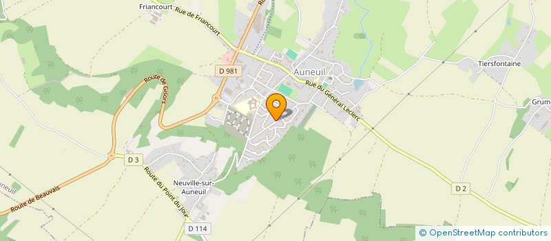 localisation de l'entreprise MADAME MORGANE MARCANTONI  BEAUVAIS