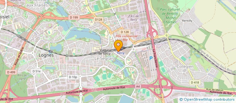 localisation de l'entreprise MADAME MORGANE MARCHAND  TORCY