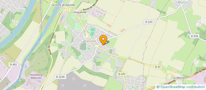 localisation de l'entreprise MADAME MORGANE MARGUERIN  RANVILLE