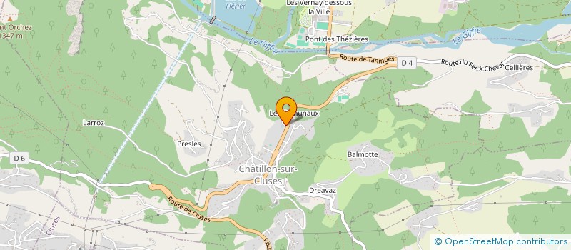 localisation de l'entreprise MADAME MORGANE MARGUILLER  CHATILLON-SUR-CLUSES