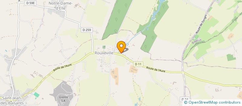 localisation de l'entreprise MADAME MORGANE MARIE  SAINT-JEAN-D'ELLE